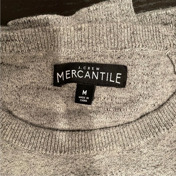 J. Crew Factory Gray Crewneck Sweater - Picture 2 of 2